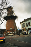 108629 Gezicht op de molen Rijn en Zon (Adelaarstraat 30) te Utrecht.N.B. De foto is gemaakt door Jopy Willems. Zij ...